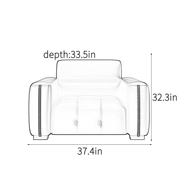 Chaise d'appoint élégante, moderne et confortable