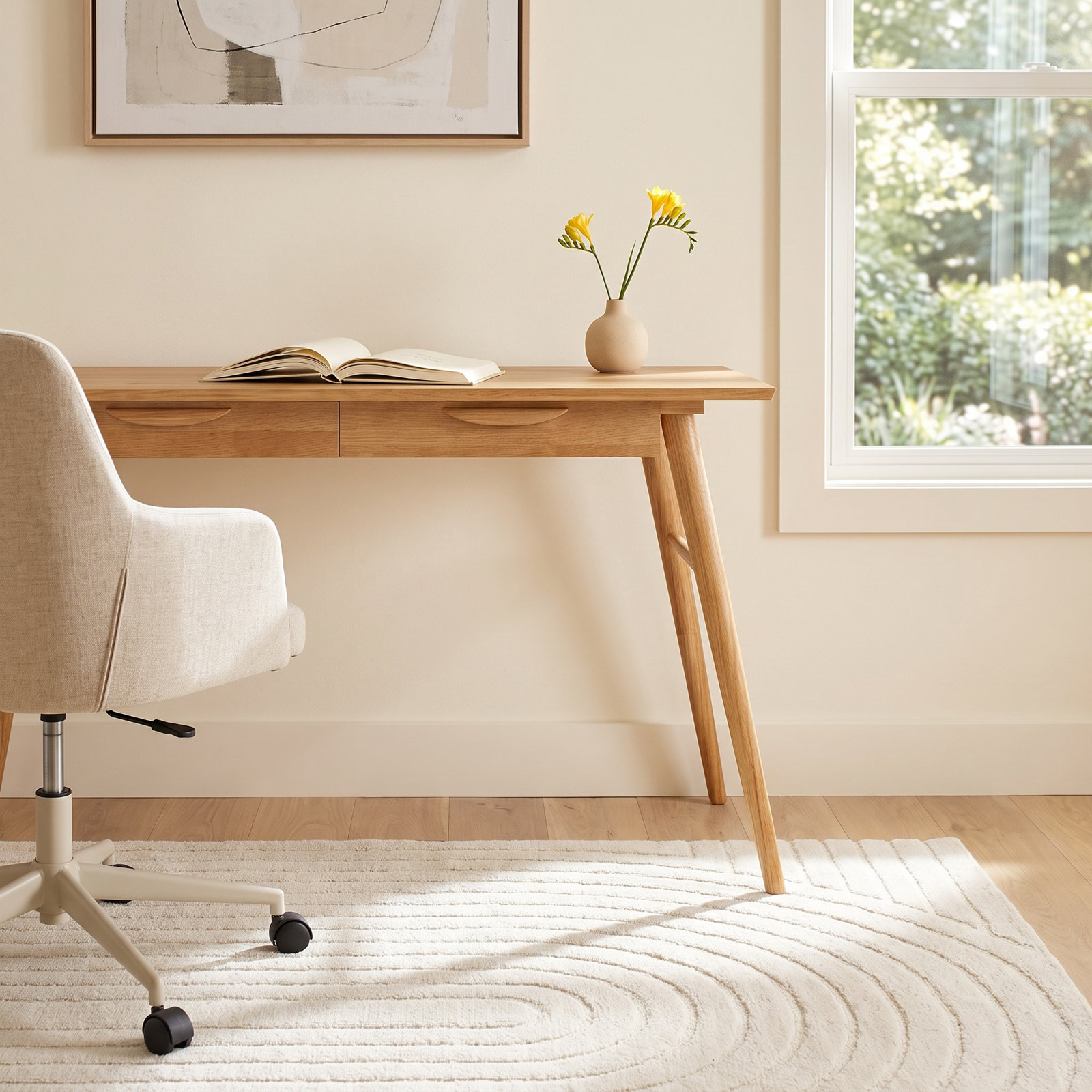 Aziah Writing Desk, Oak