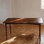 Modern Nut-Brown Rectangular Solid Wood Dining Table