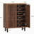 33.46" Storage Coffee Bar Cabinet With  2Doors & Shelves-1206190110