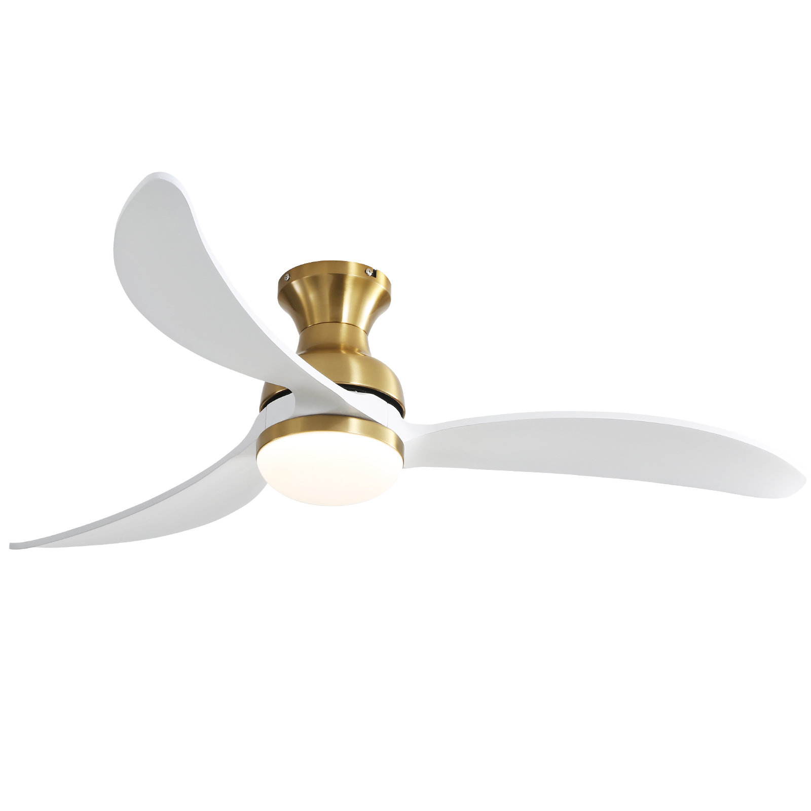 Nicola 52" 3 - Blade LED Standard Ceiling Fan with Remote Control and Light Kit Included