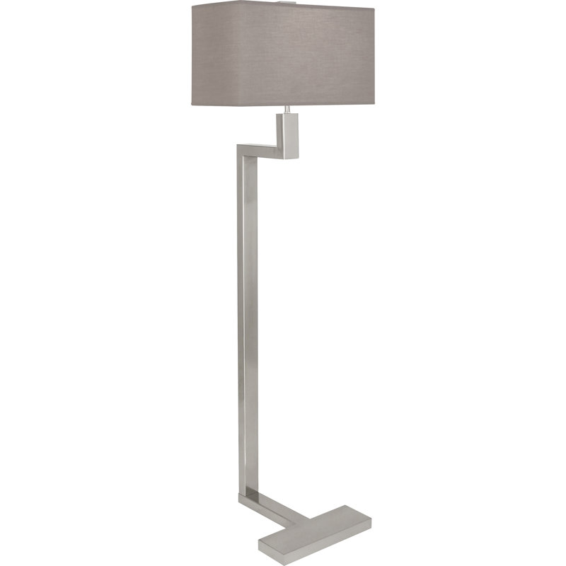 Doughnut 53.25'' Novelty Floor Lamp, Antique Silver