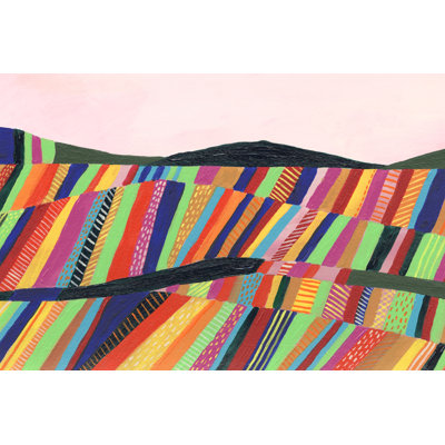 Rainbow Fields II by Regina Moore - Wrapped Canvas Art Prints