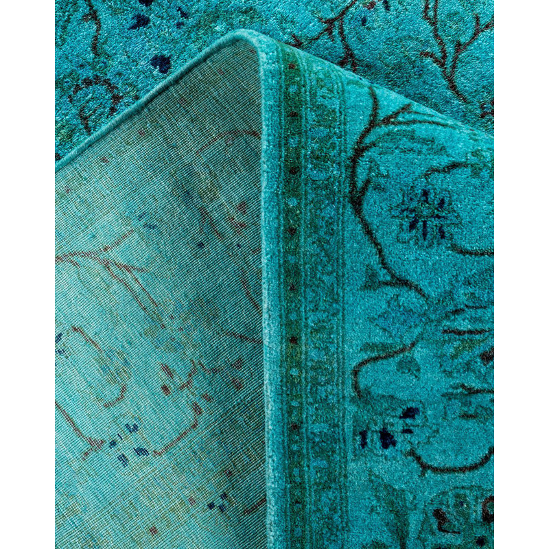 Overyed One-of-a-Kind Rectangle 4'3" X 5'10" Hand Knotted Area Rug