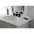Kingston Brass Hamilton Two-Handle 3-Hole Deck Mount Widespread Bathroom Faucet with Brass Pop-Up Drain-50824215-115315624