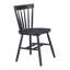 Ensemble de 2 chaises de salle à manger modernes pour table de cuisine avec siège rembourré