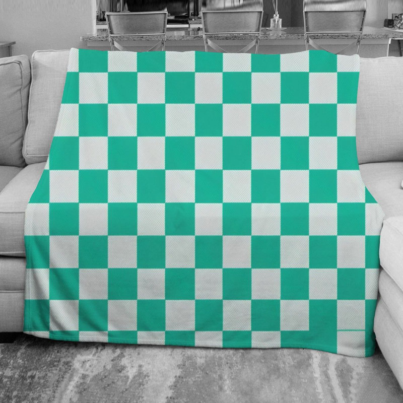 Machine Printed Throw Blanket, 68" W x 80" L