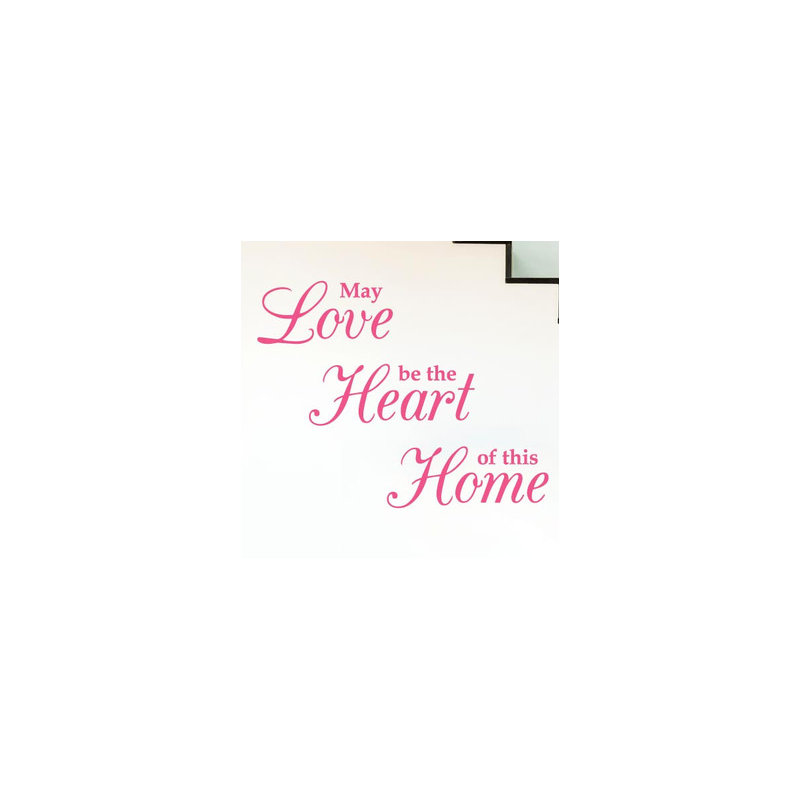 Non-Wall Damaging Wall Decal, Pink, Large