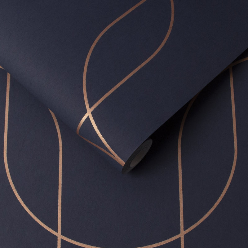 Palais Geometric Metallic Wallpaper Roll