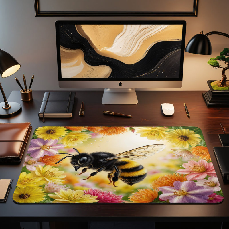 Polyester Desk Pad, 14.4x12.1