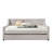 Lianna Fog Fabric Full Daybed With Twin Trundle, Stylish And Functional For Modern Living Spaces-113279888-113279890