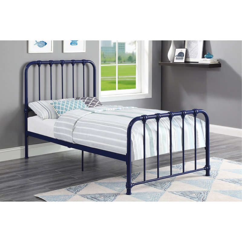 Lueras Bed, Twin, Blue