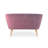 Pink Velvet Bench