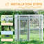 Cage à oiseau avec support en fer 80,7 po Corwynn-620506756