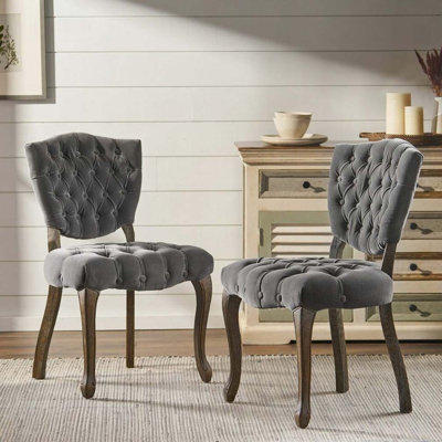 Velvet Tufted Dining Chair