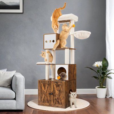 Felise 72.8" H 4-Tier Cat Tree