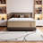 King Mattress 12 Inch 7-Zone Contouring Firm Hotel Collection Hybrid Mattress with Extra Lumbar & Shoulder Support Bed in a Box Beige+White-1781337909