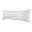 Coussin extérieur d'extérieur rectangulaire en polyester de couleur unie à franges
