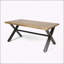 Table basse d'extérieur en bois d'acacia