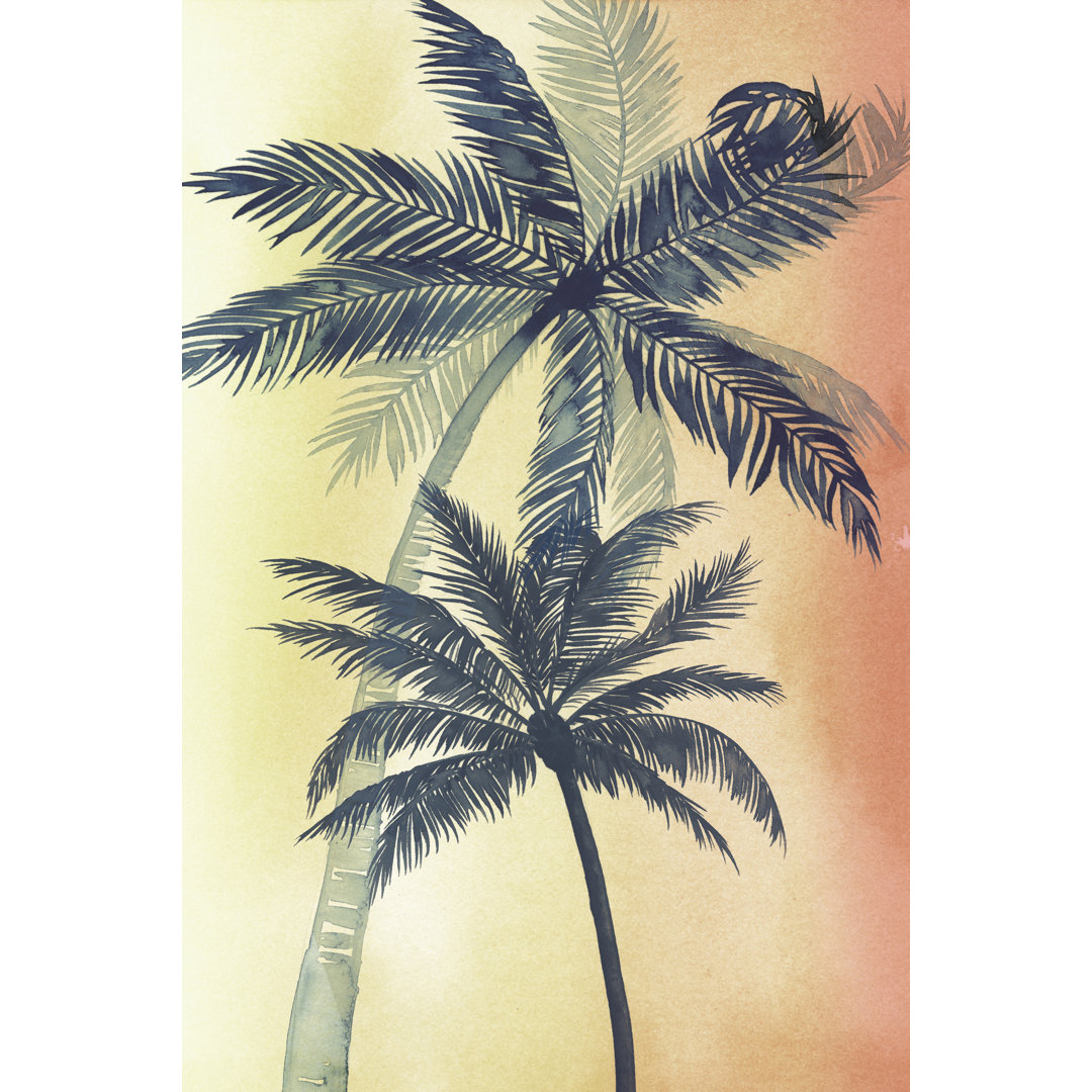 Leinwandbild Vintage Palms II