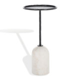 Tanyarose Metal And Marble Drink Table