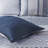 7 Piece Jacquard Comforter Set Navy