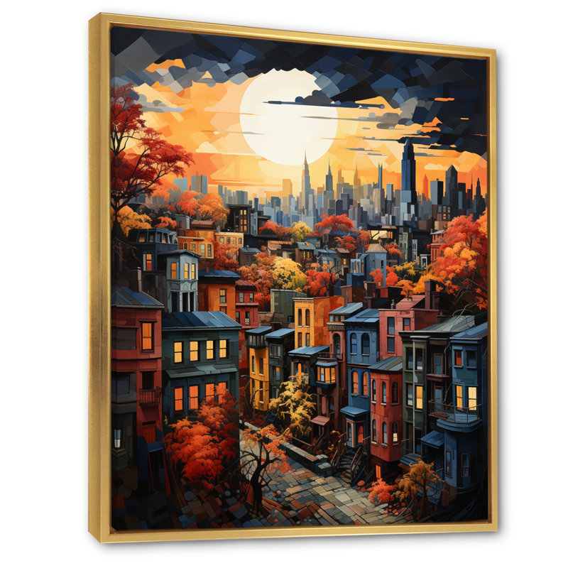 Harlem Harlem Renaissance Revival II, reproduction d'art sur toile, H 20 po x l 12 po x P 1 po, Cadre flottant doré