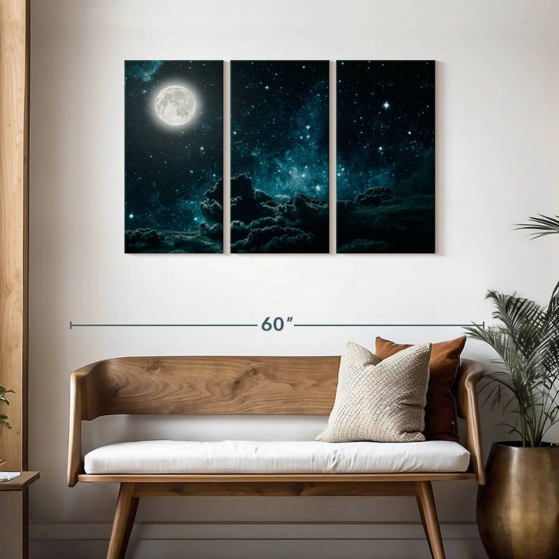 Oberle Galaxy Moonlight, 28" H x 45" W