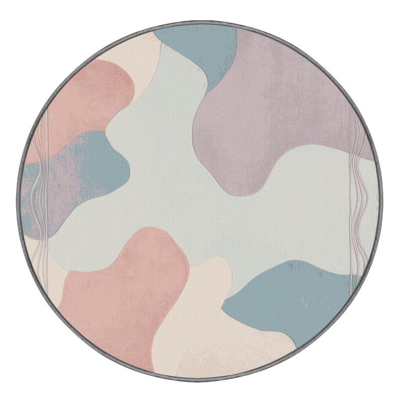 Wavelight Bloom Rug, Round 6'
