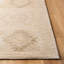 Tapis beige en laine touffeté à la main à motif géométrique Yazmin-225116188