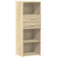 Shanesia 124cm H x 45cm W Standard Bookcase-787360178