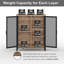 Armoire à café pour les boissons alcoolisées, petite armoire de rangement pour la cuisine à domicile, buffet de style campagnard, armoires à whisky pour salle à manger (2 portes)-893245582