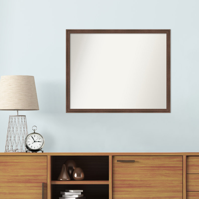 Miroir mural Merima, Brun, Rectangle, 23,75 po x 29,75 po