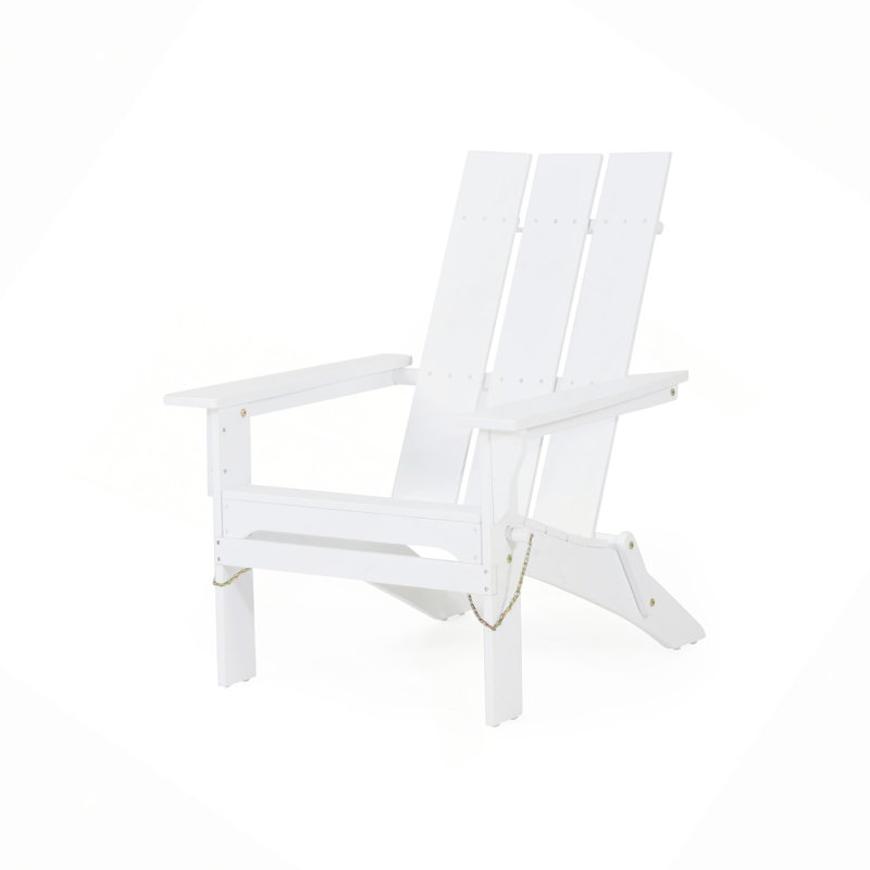 Chaise Adirondack pliable, Blanc
