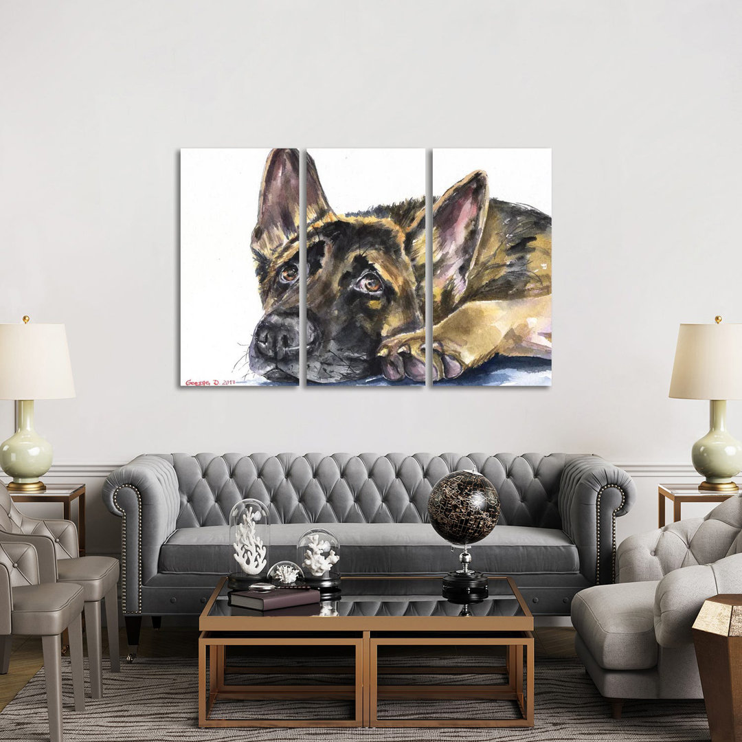 Leinwandbild German Shepherd von Dean Russo