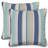 Square Toss Pillow Striped Throw Pillow-215335726