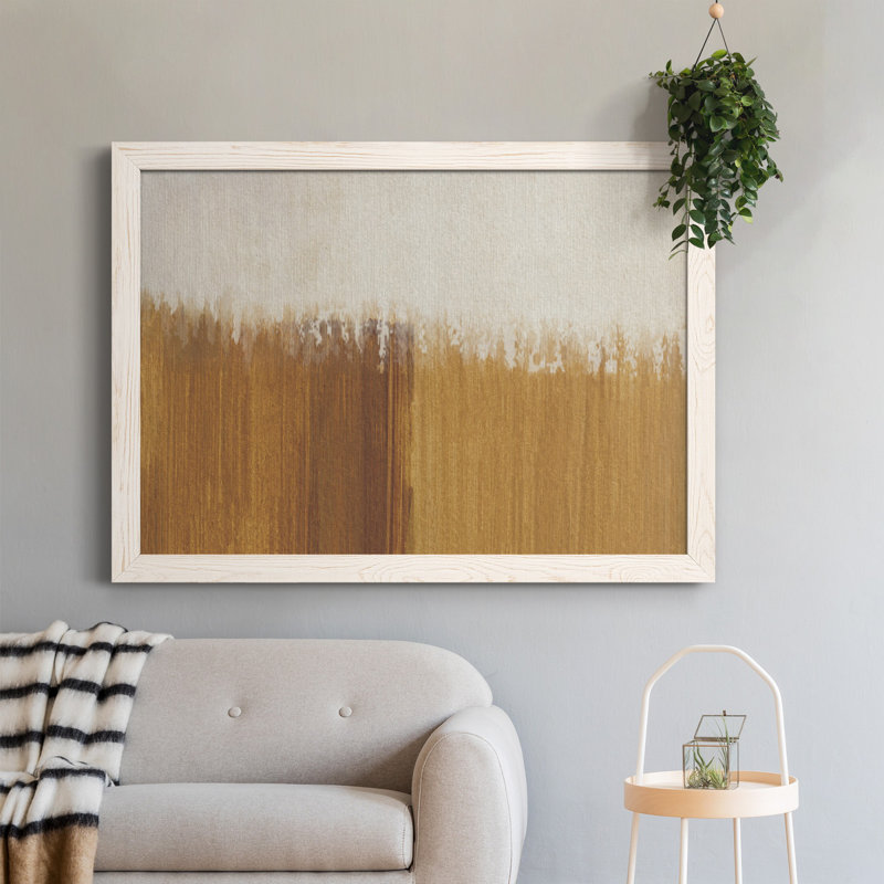 Sundown - Peinture sur toile encadrée, Blanc, H 37,5 po x l 27,5 po x P 1,5 po
