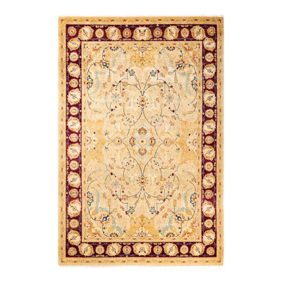 Classic One-of-a-Kind 6' 1" X 9' 2" Hand Knotted Area Rug