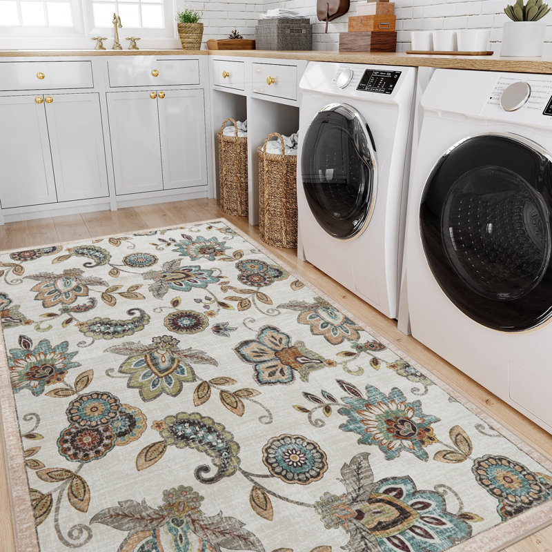 Fedirko Machine Washable Butterfly Insect Carpet - A Multi functional Decorative Rug Suitable for Living Room and Bedroom