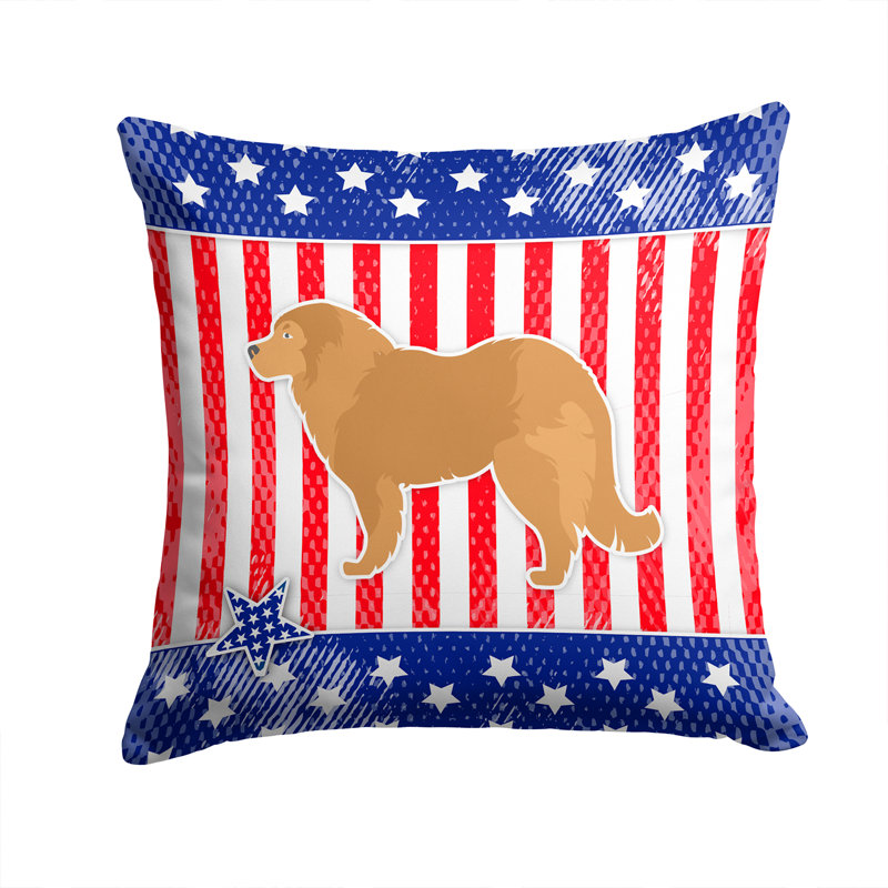 Coussin intérieur/extérieur Patriotic, H 14 po x l 14 po x P 3 po