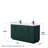 Miranda 60" Freestanding Double Bathroom Vanity with Cultured Marble Top-97930433-97930422-97930426