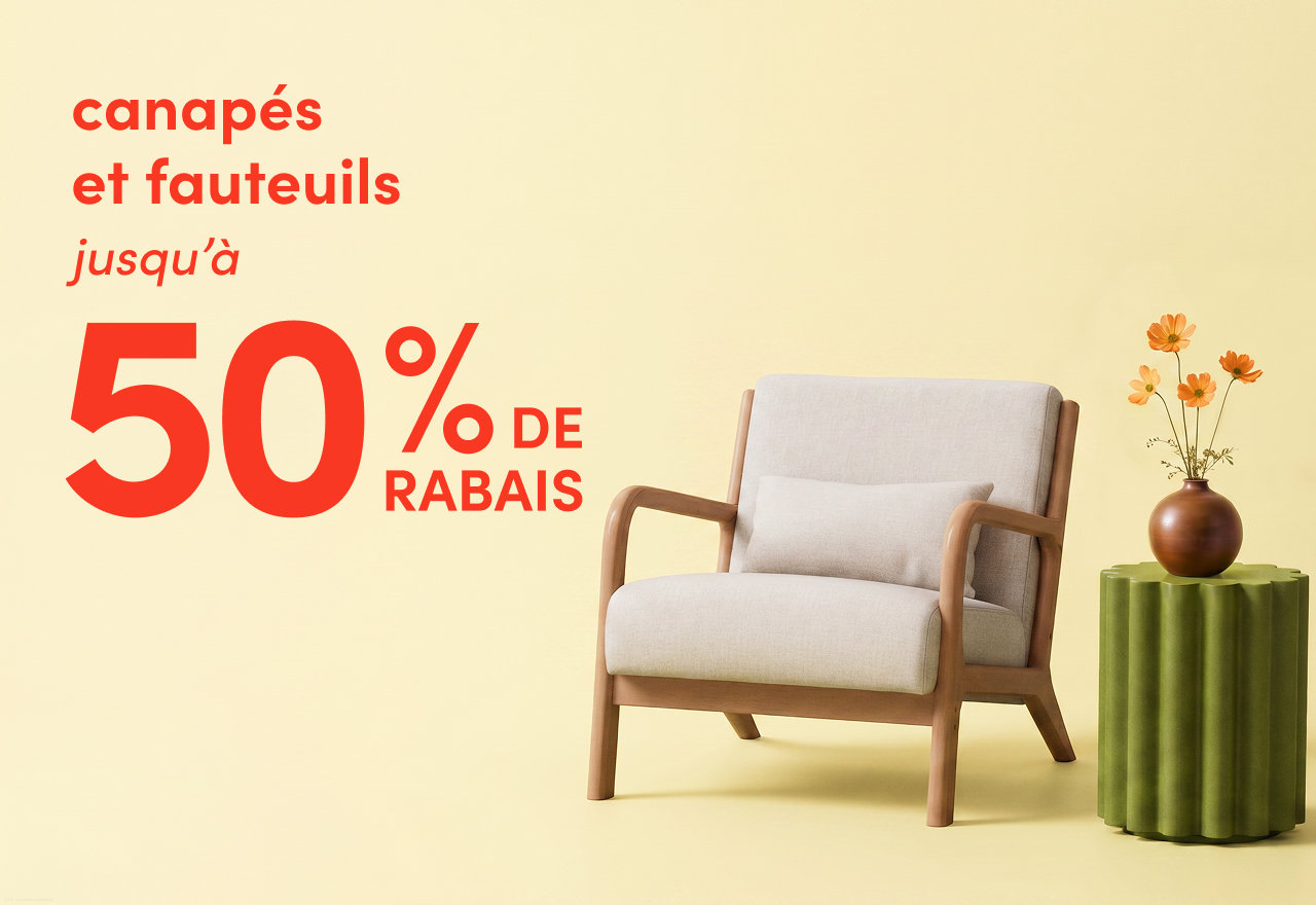 canapés et fauteuils en solde
