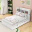 Lit plateforme double avec rangement et lit gigogne-1928161715