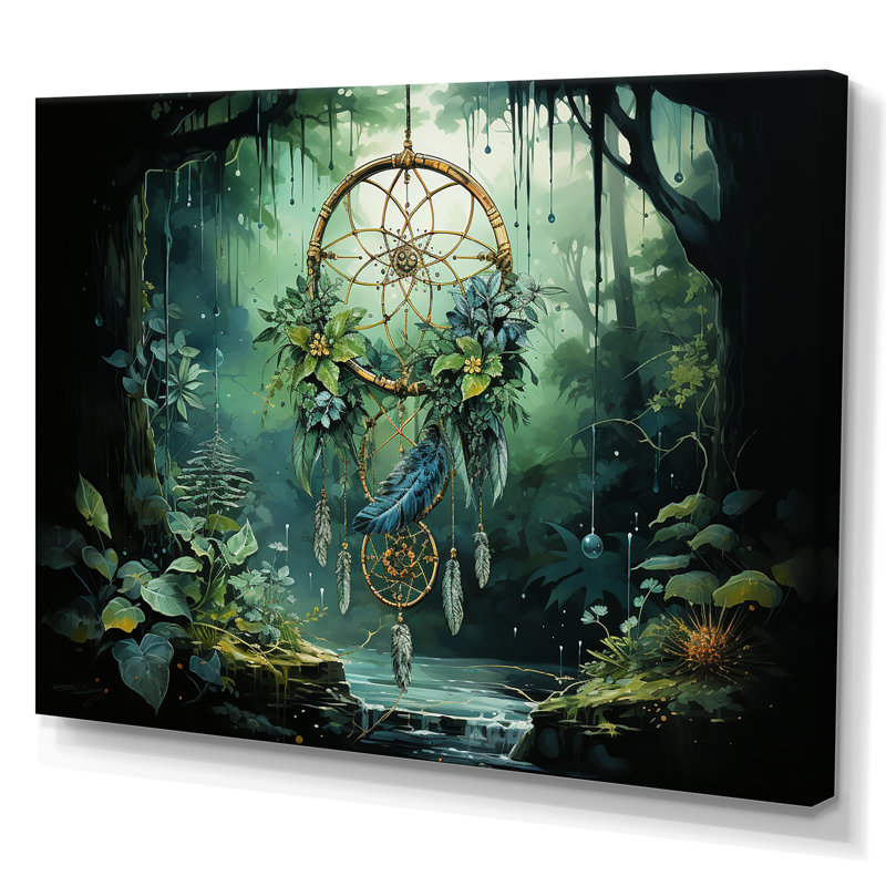 Dreamcatchers regard sur toile, H 12 po x l 20 po x P 1 po, Toile tendue