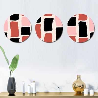 Ensemble de 3 décorations murales modernes