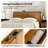 Johannes Mid-Century Modern Platform Bed With Storage Headboard And USB Ports-918606939