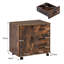 Soriano 60 cm W 3 -Drawer - Drawer Wheels / Casters included Mobile Filing Cabinet-1554060355