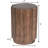 Digrazia Cement Round Outdoor Side and End Table, Modern Accent Table, Housewarming Gifts-1731036815