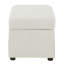 Repose-pieds avec rangement relevable hydraulique Merced Beige