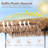 Outdoor Tiki Bar Set, Phuket 3-Piece Wicker Island Bar With Canopy, Patio Bar Table With 2 Stools